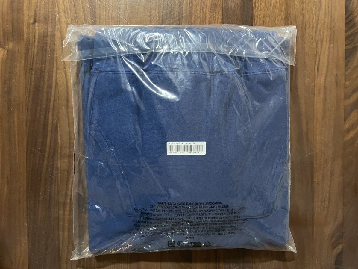 Supreme Supreme Collegiate Sleeve Hooded Sweatshirt Hoodie Royal XXL Size US XXL / EU 58 / 5 - 5 Thumbnail