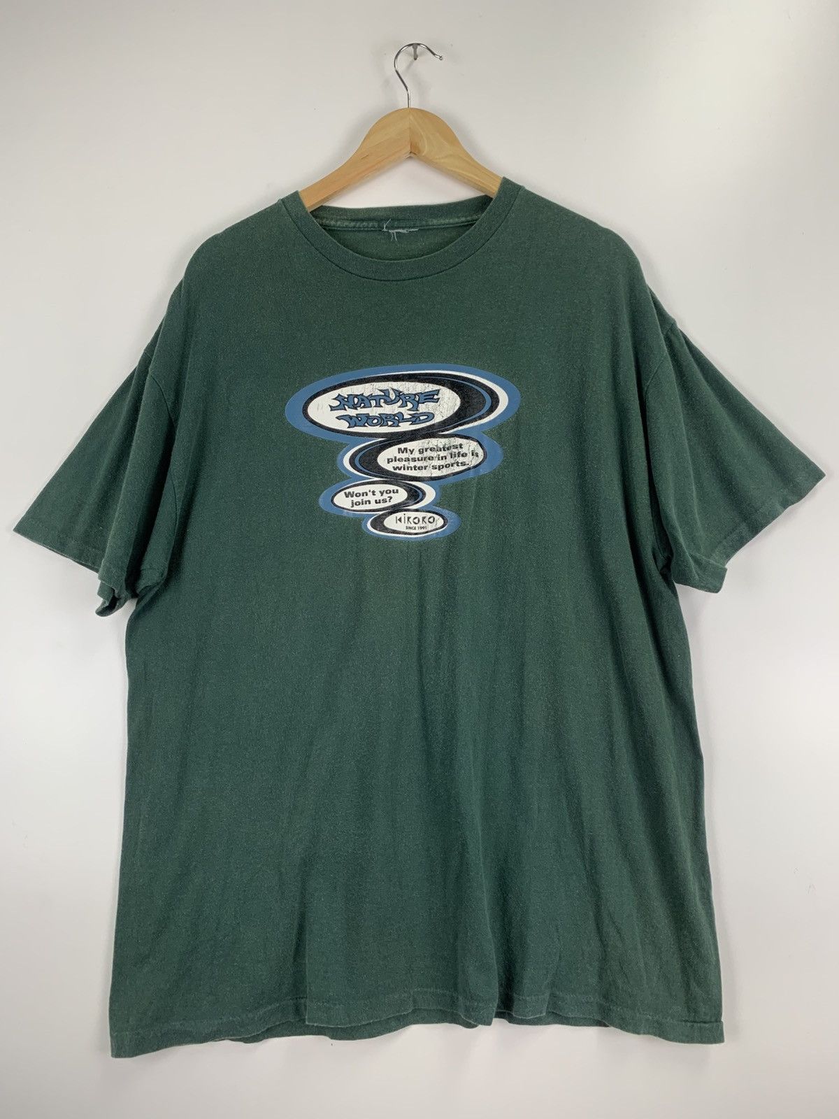 Vintage Vintage Nature World Tee Size US L / EU 52-54 / 3 - 3 Thumbnail