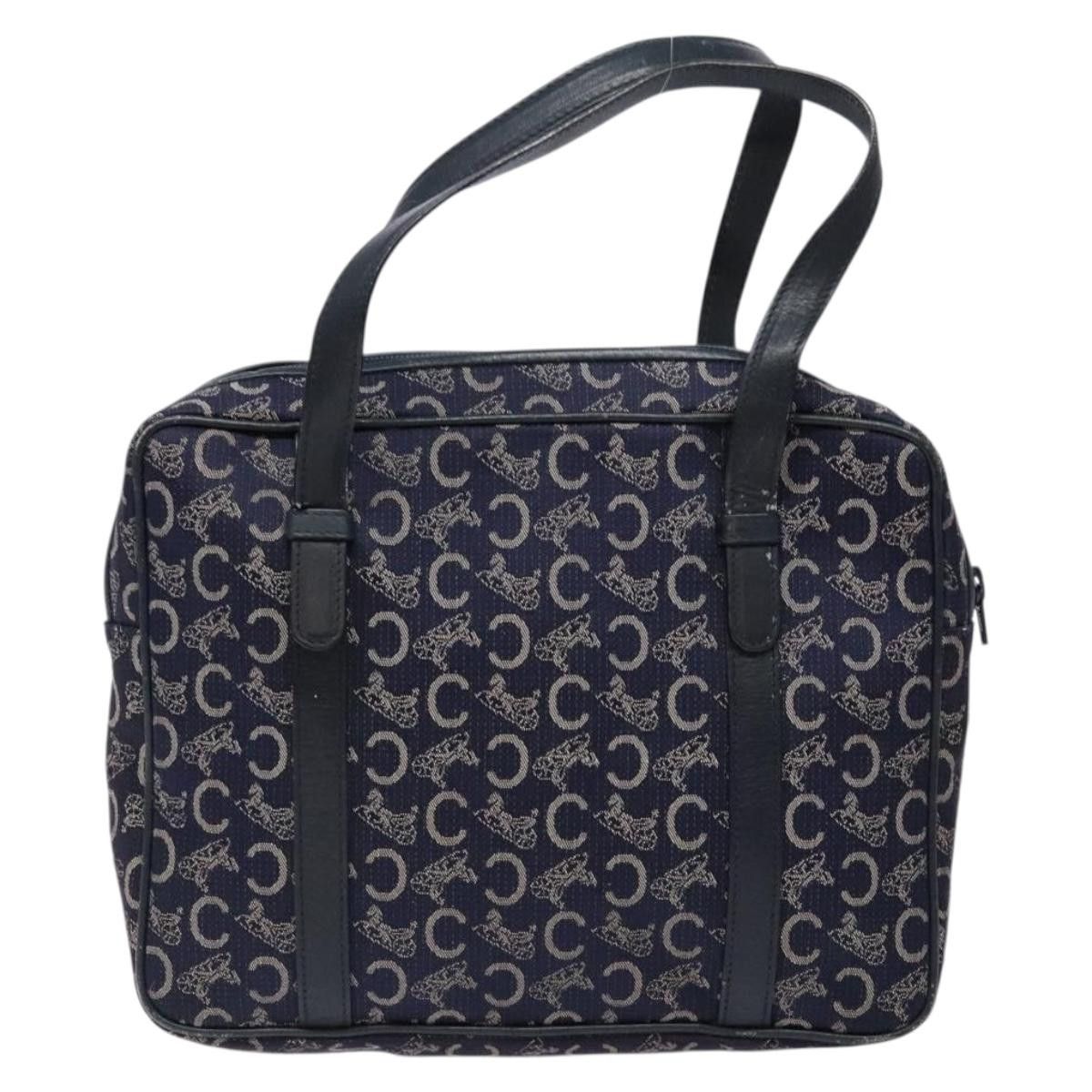 Celine CELINE Sulky Hand Bag Canvas Navy Size ONE SIZE - 3 Thumbnail