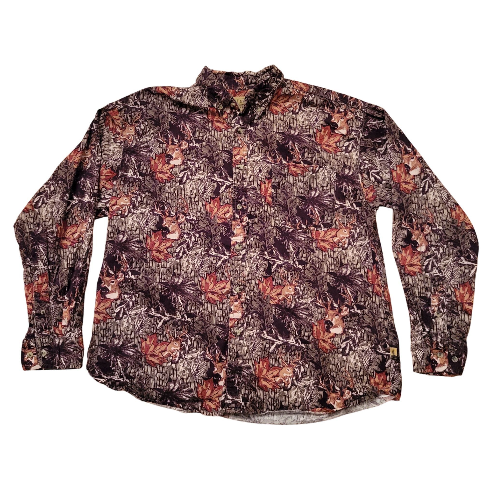 Other Field Tested Outdoor Life Camo Deer Stag Print Button Down S Size US L / EU 52-54 / 3 - 1 Thumbnail