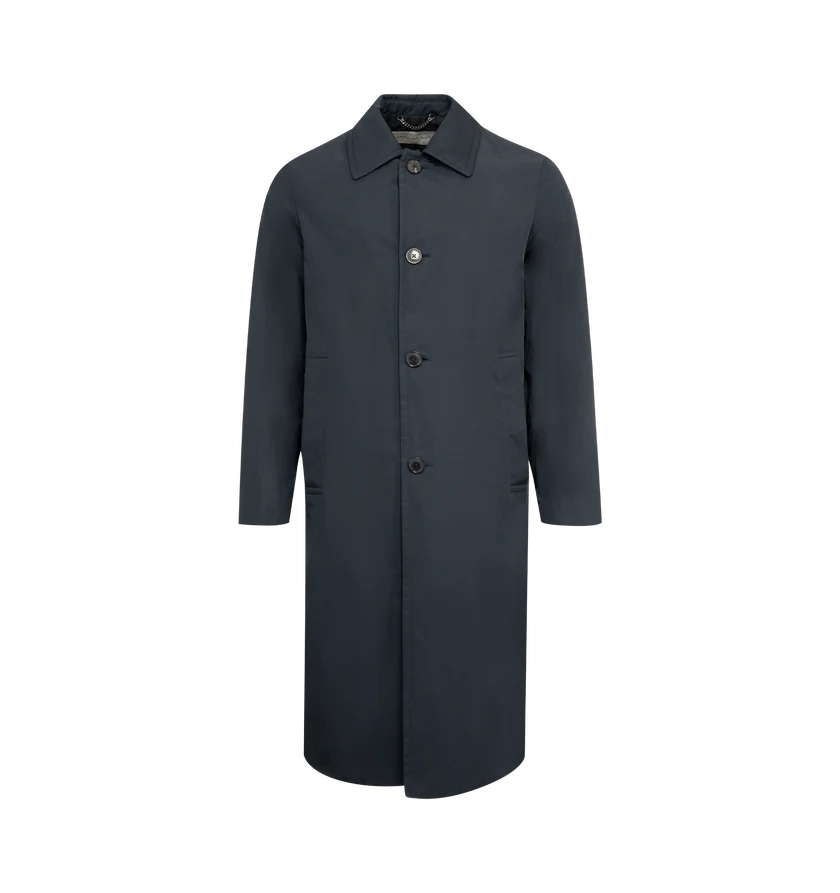 Dries Van Noten o1h1sh11224 Rain Coat in Navy Size US S / EU 44-46 / 1 - 1 Thumbnail