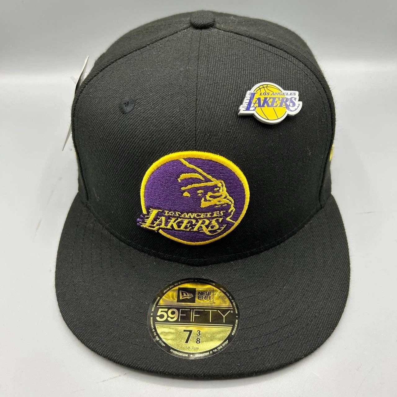 New Era Los Angeles LA Lakers NBA x Xlarge Hat Men 7 3/8 Fitted Cap Size ONE SIZE - 1 Thumbnail