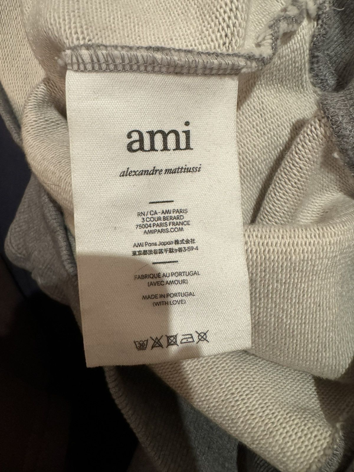 AMI Grey AMI Paris, France Hoodie Size US S / EU 44-46 / 1 - 7 Thumbnail