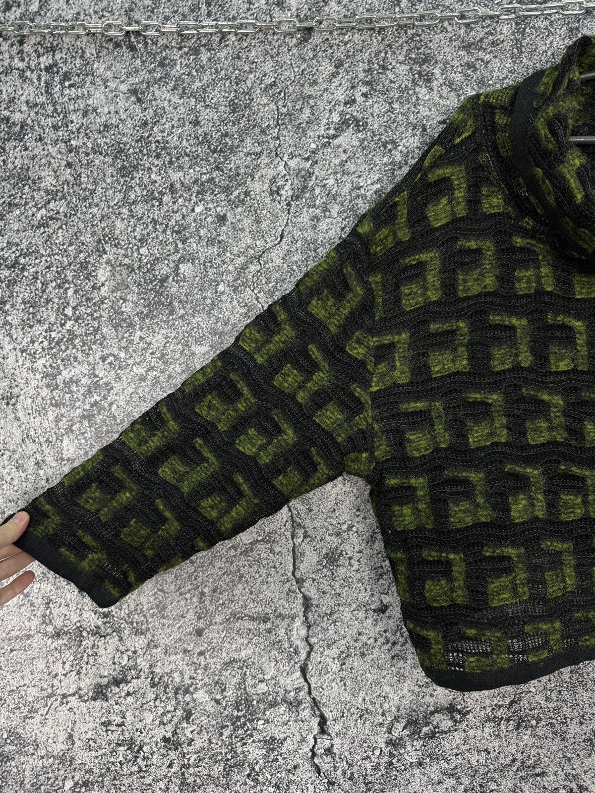 Other Niederberger Wool Sweater Geometric Pattern Cowl Neck Size M Size ONE SIZE - 6 Thumbnail