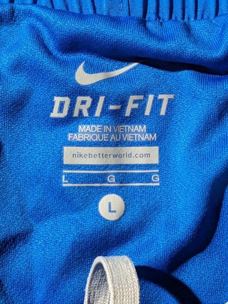 Nike × Vintage Nike Dri Fit Womans Large Blue Shorts Size 30" / US 8 / IT 44 - 4 Thumbnail