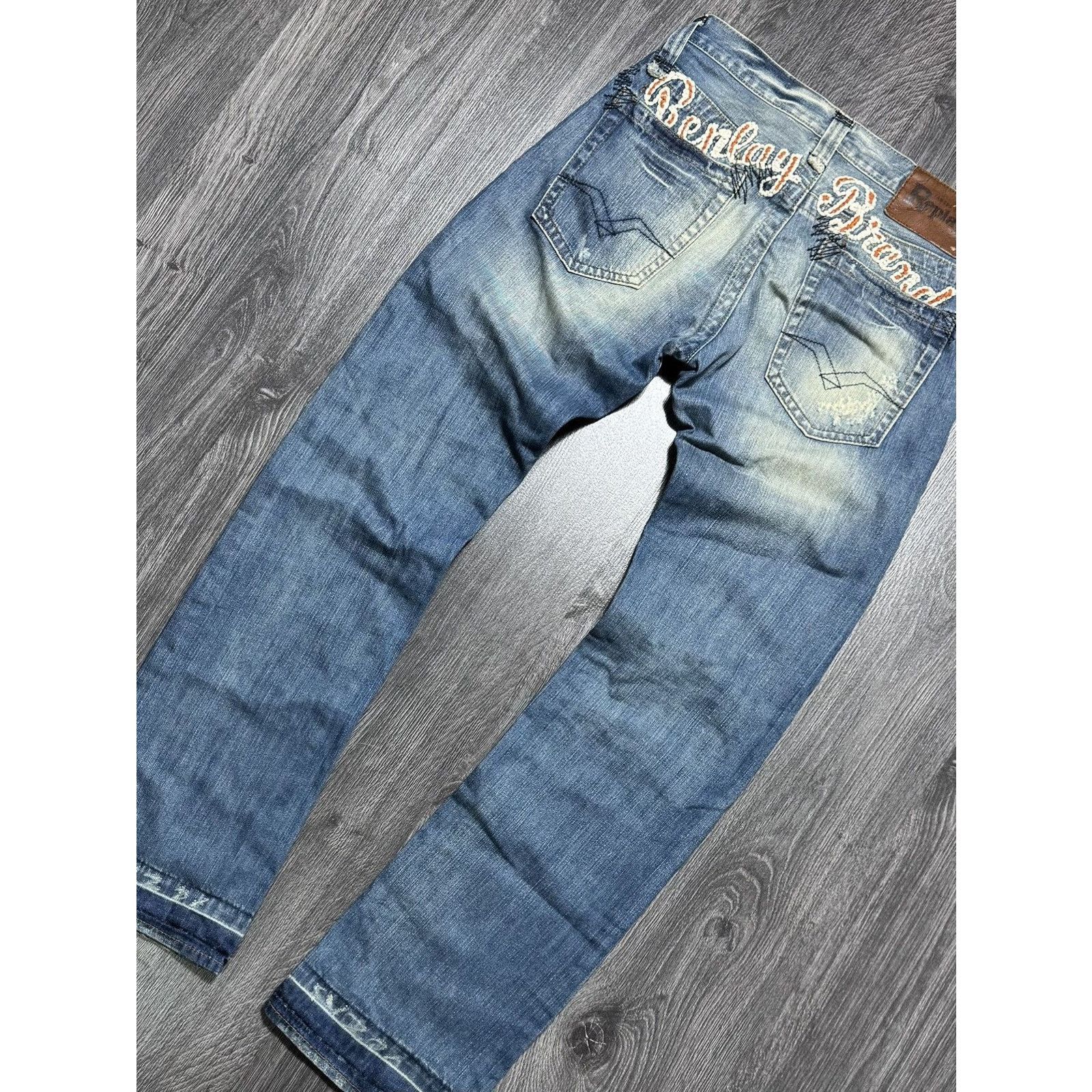Japanese Brand × Replay Y2K Replay Embroidered Spellout Denim Pants Size US 29 - 7 Thumbnail
