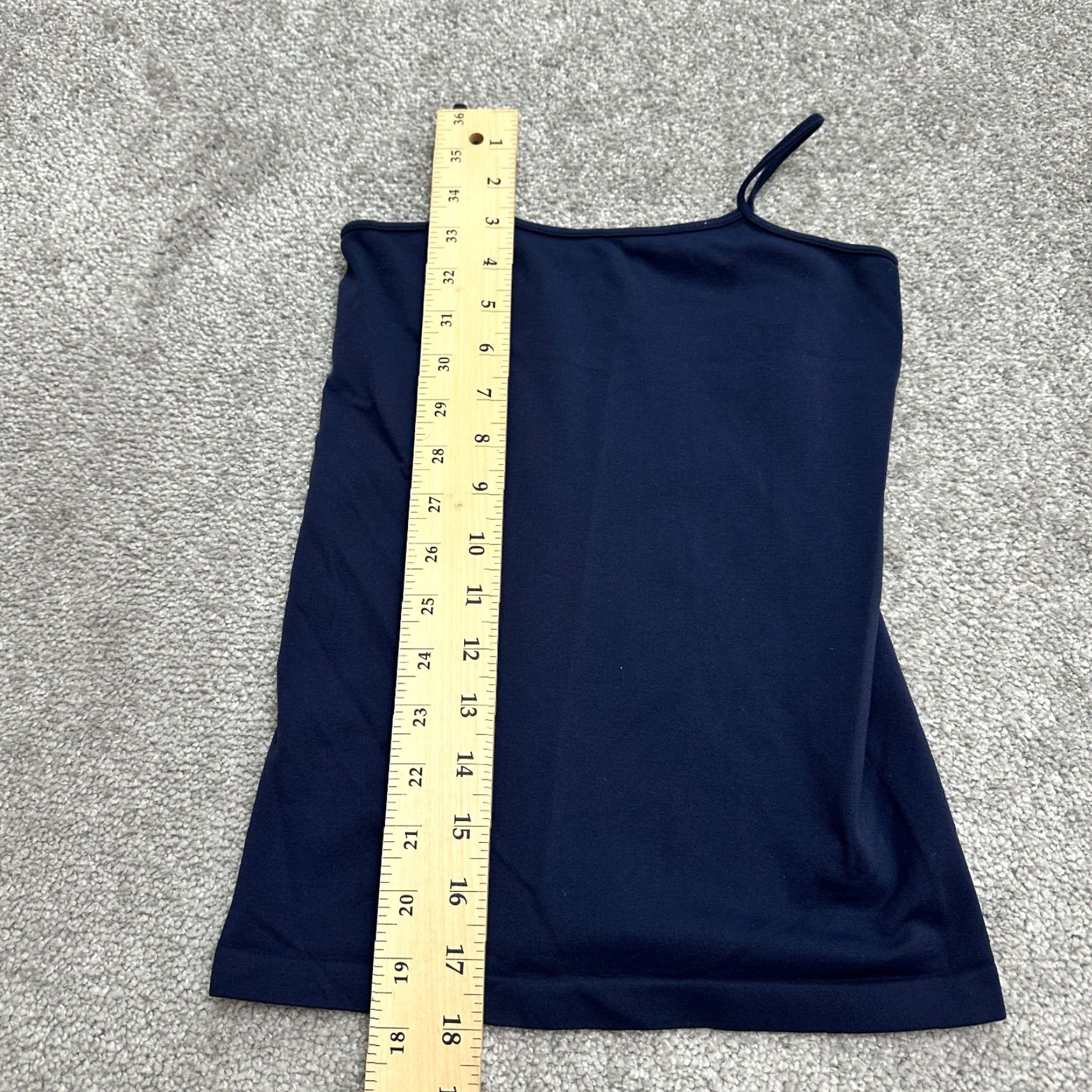 AQUA Aqua Camisole Tank Top Womens XS Blue Spaghetti Strap Stretch Knit Shirt Tank Top Casual Womens XS Blue Slim Size XS / US 0-2 / IT 36-38 - 4 Thumbnail