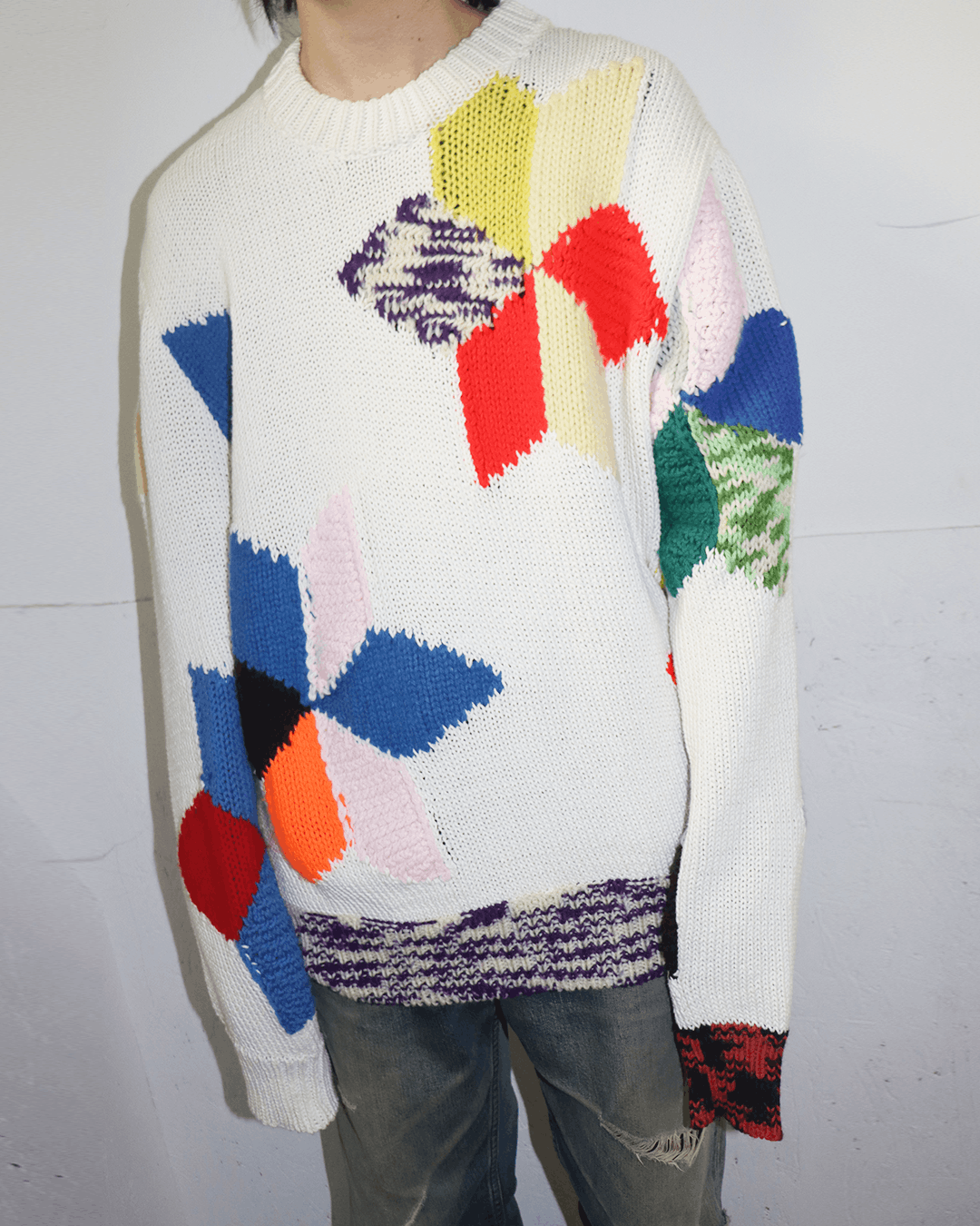 Calvin Klein 205W39NYC Calvin Klein 205W39NYC SS19 Multi Color Sweater Size US L / EU 52-54 / 3 - 4 Thumbnail