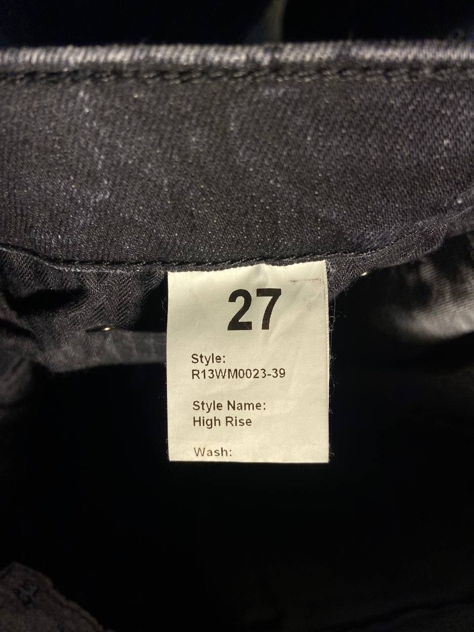 Designer × R13 R13 High Rise Jeans Size 27" / US 4 / IT 40 - 3 Thumbnail