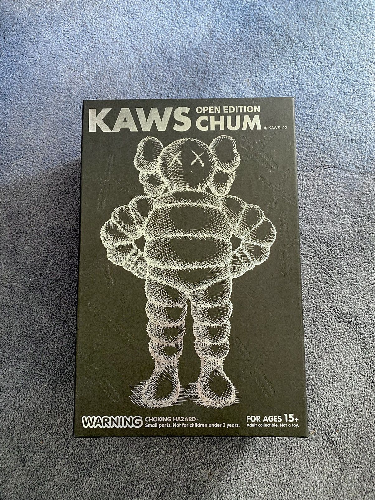Kaws KAWS CHUM VINYL FIGURE BLACK | Grailed