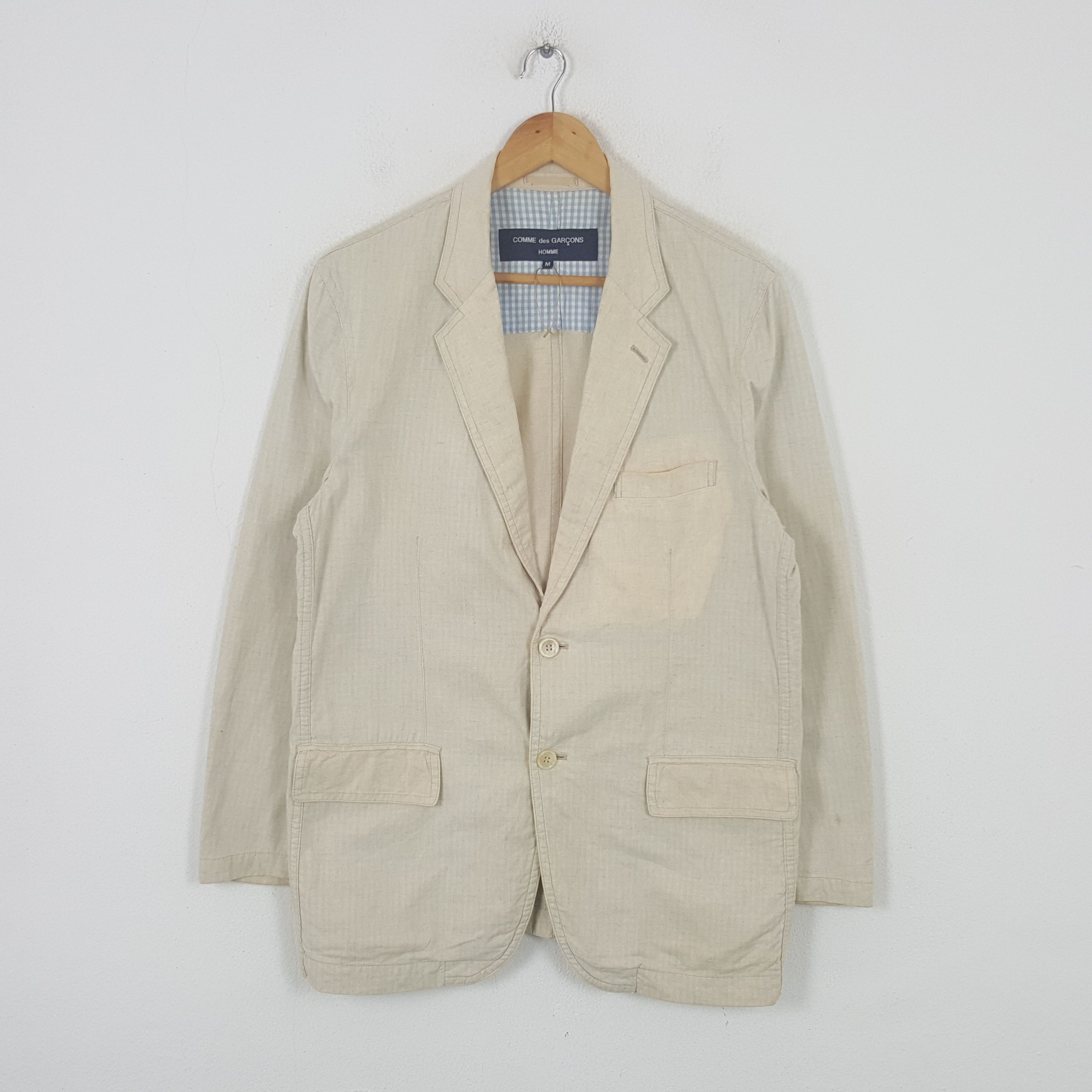 Comme des Garcons Homme Vintage Comme des Garcons Homme Blazer Jacket RR22 Size US M / EU 48-50 / 2 - 1 Thumbnail
