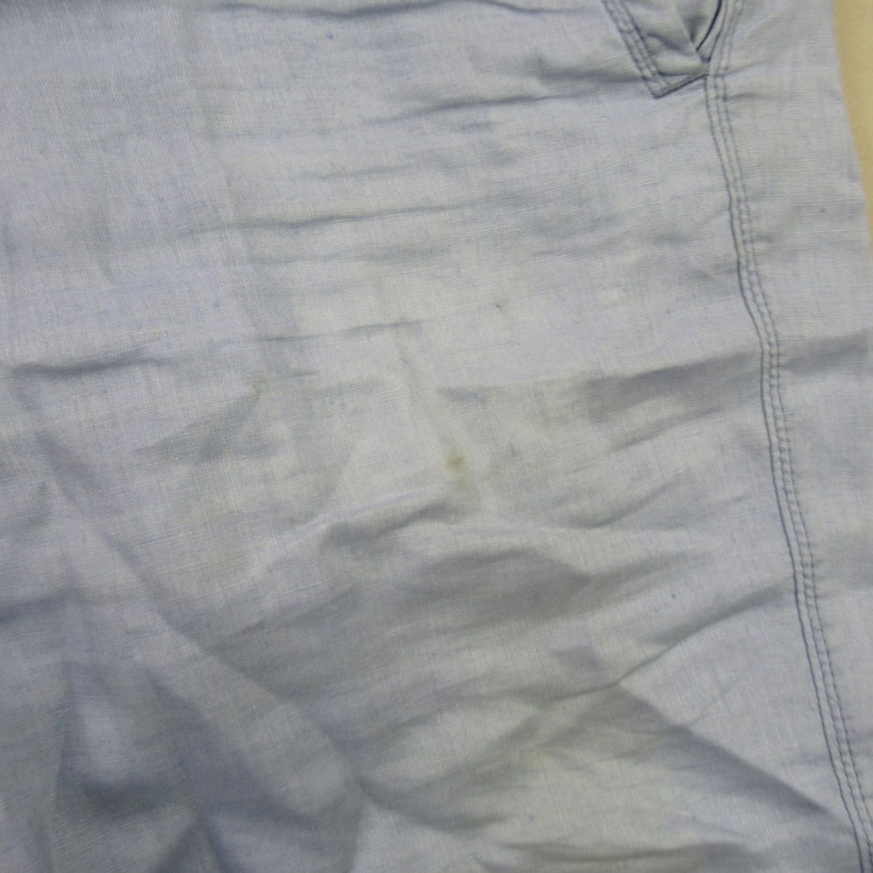 Vintage Mens Shorts 36 Pockets Button Lightweight Outdoors Chino Blue Size US 36 / EU 52 - 2 Thumbnail