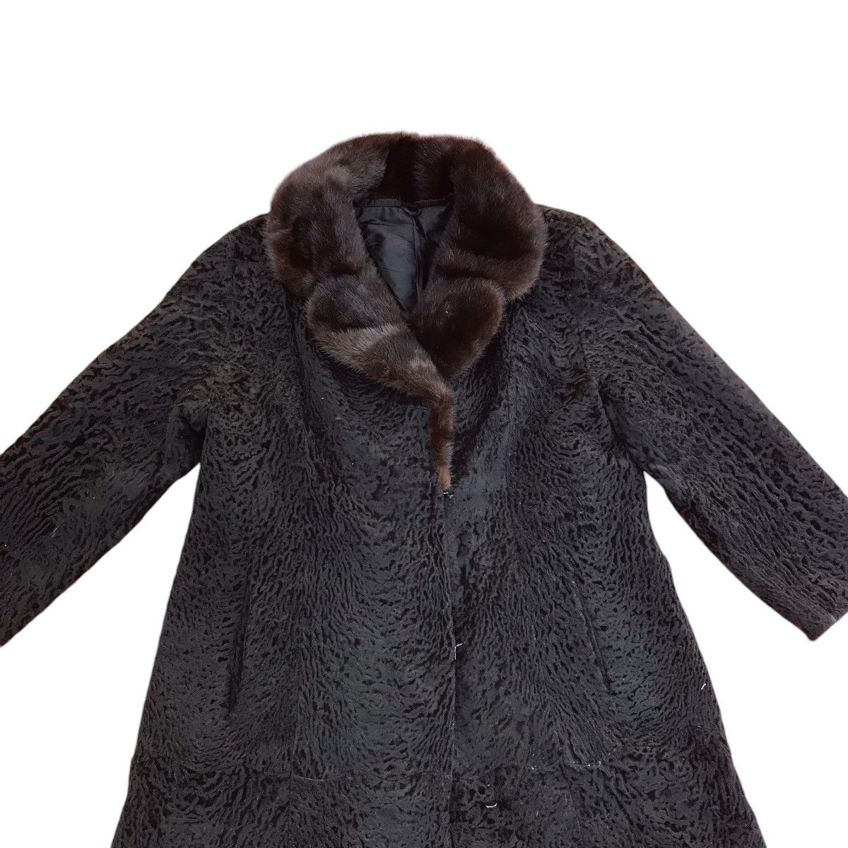 14th Addiction × If Six Was Nine RARE FUR JACKET WINTER FASHION Size M / US 6-8 / IT 42-44 - 3 Thumbnail