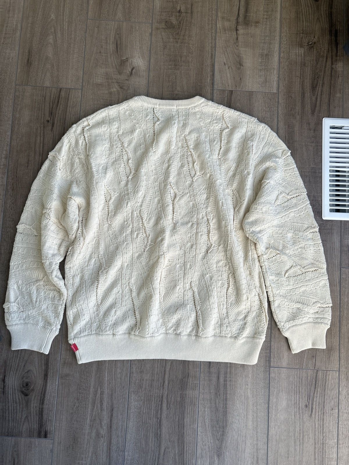 Supreme Supreme Textured Pattern Knit Sweater SS19 Size US L / EU 52-54 / 3 - 3 Thumbnail