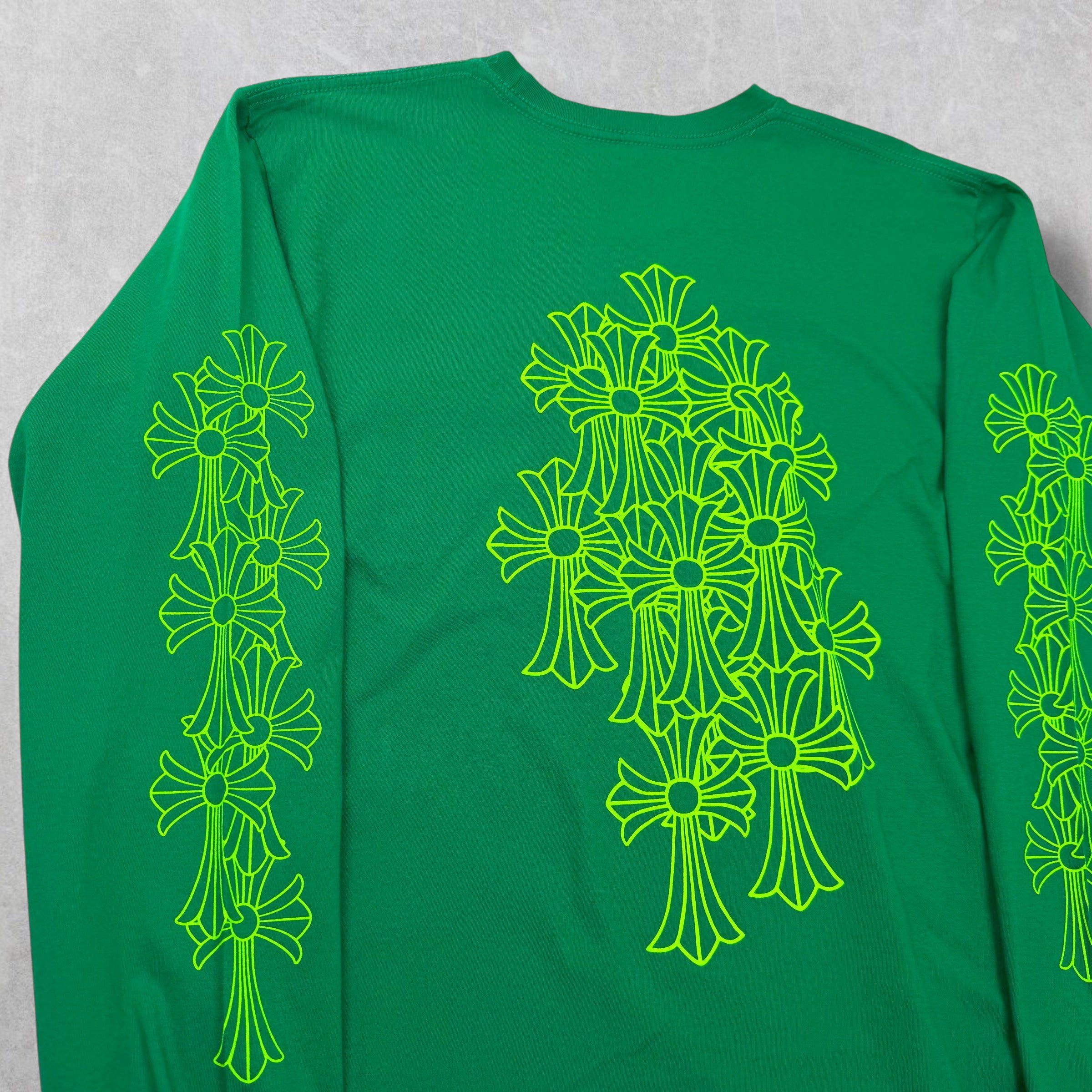 Chrome Hearts Chrome Hearts Kelly Green Cemetery L/S L Size US L / EU 52-54 / 3 - 4 Thumbnail