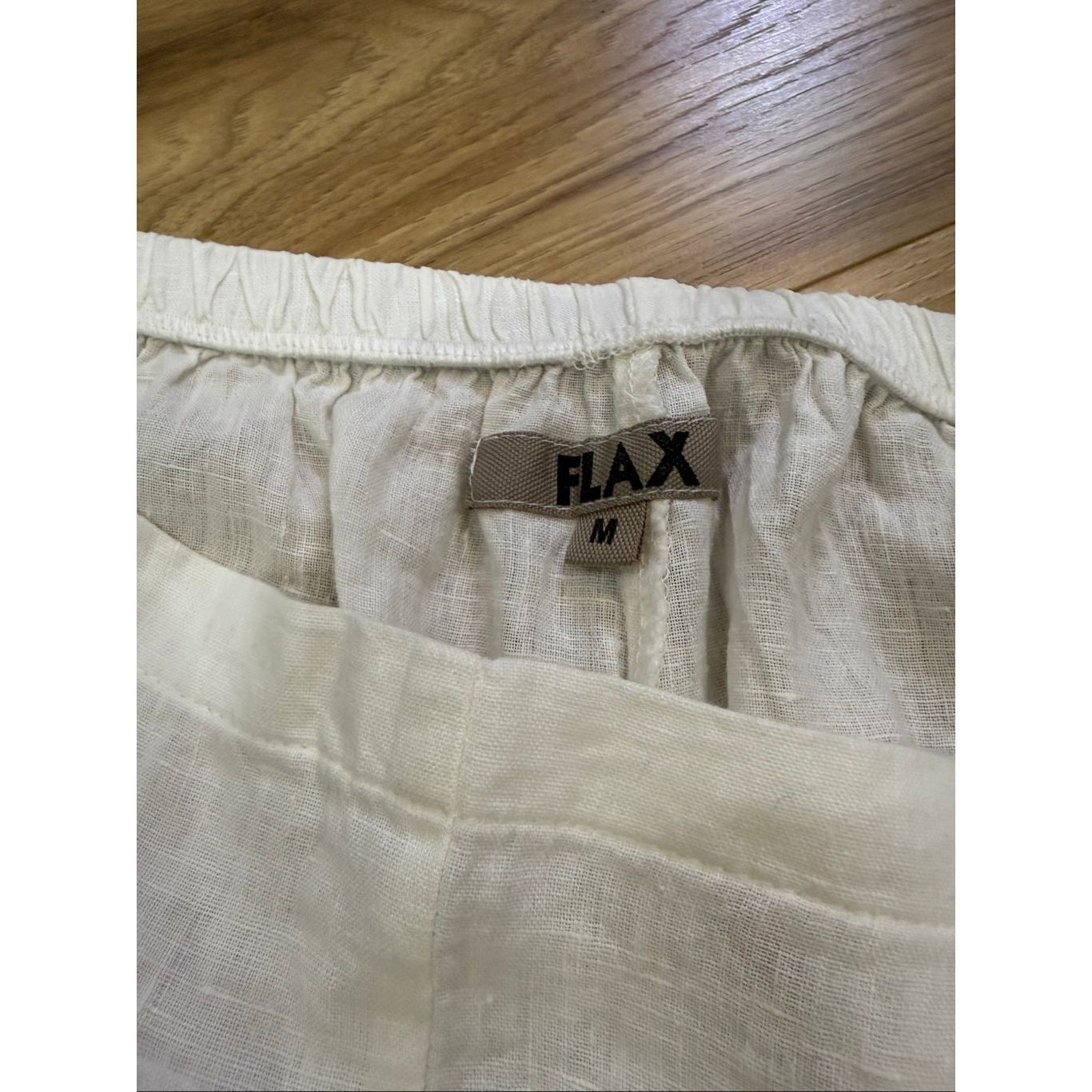 FLAX Flax linen white relax fit pants size M Size 30" / US 8 / IT 44 - 4 Thumbnail