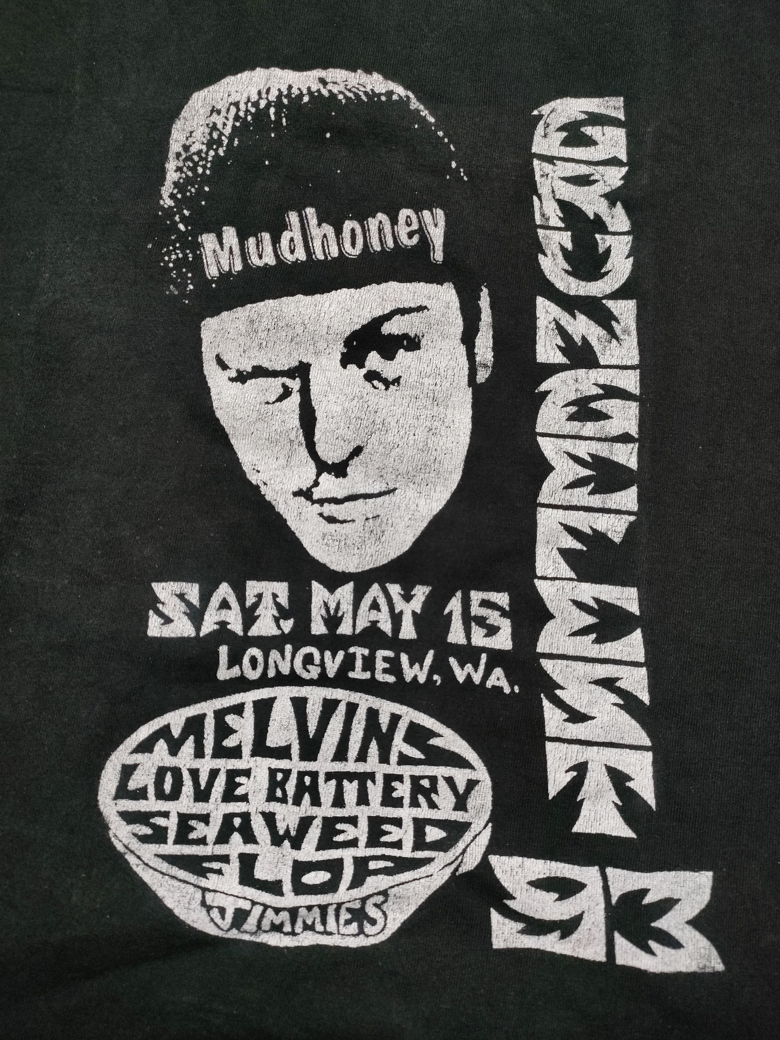 Band Tees 90s GRUNGE FEST 93 Mudhoney Melvins Seaweed Vintage Tee Size US L / EU 52-54 / 3 - 4 Thumbnail