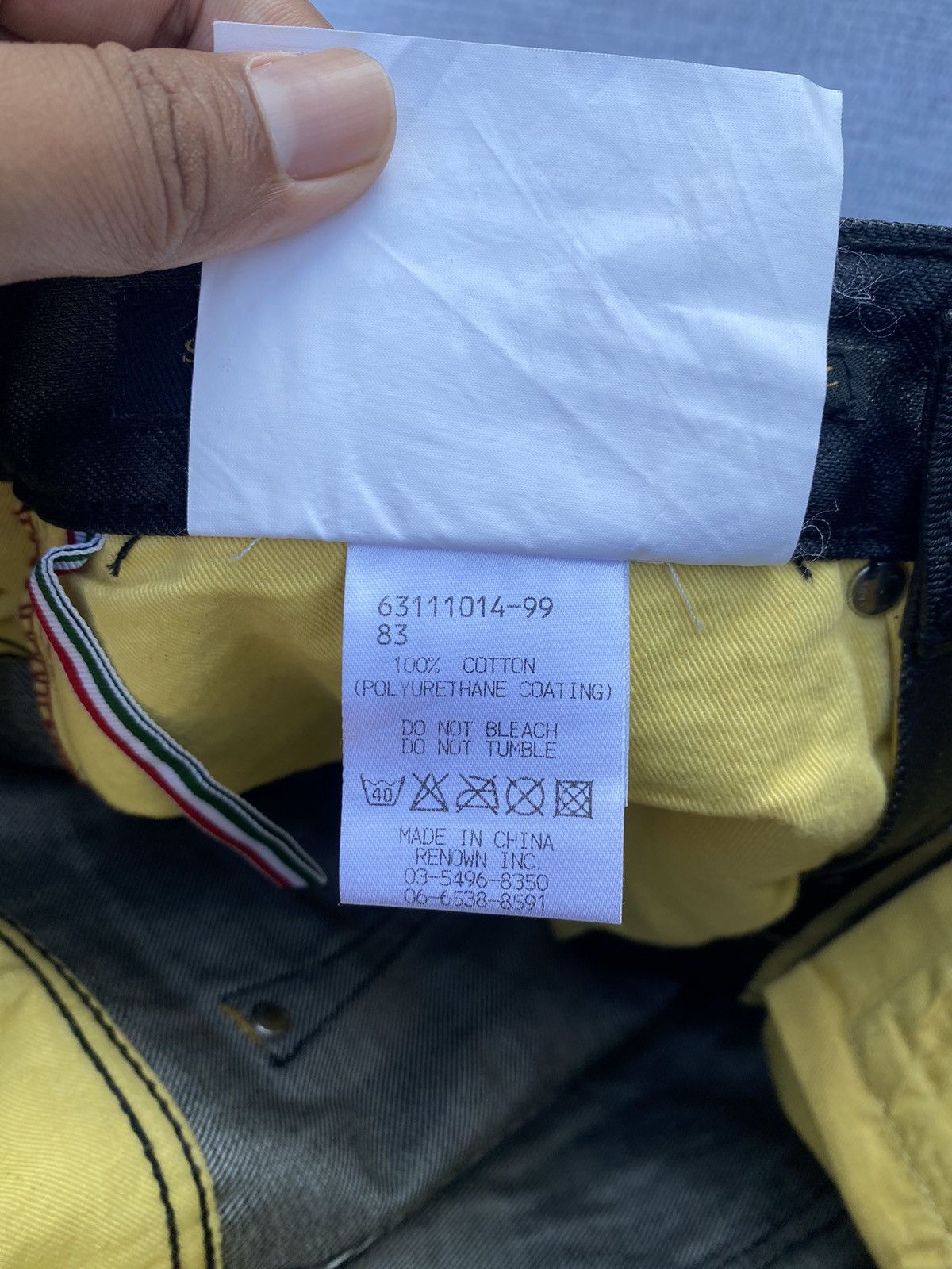 Japanese Brand sabi sabi deluxe wax jeans Size US 32 / EU 48 - 9 Thumbnail
