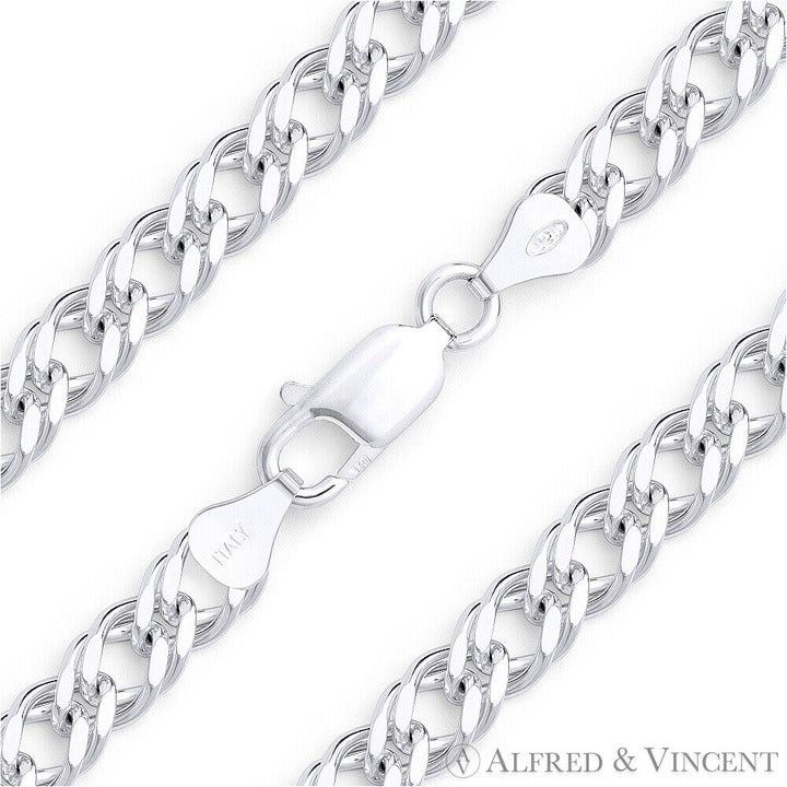 Other Rombo Link Chain Anklet in Solid .925 Sterling Silver Size ONE SIZE - 1 Thumbnail
