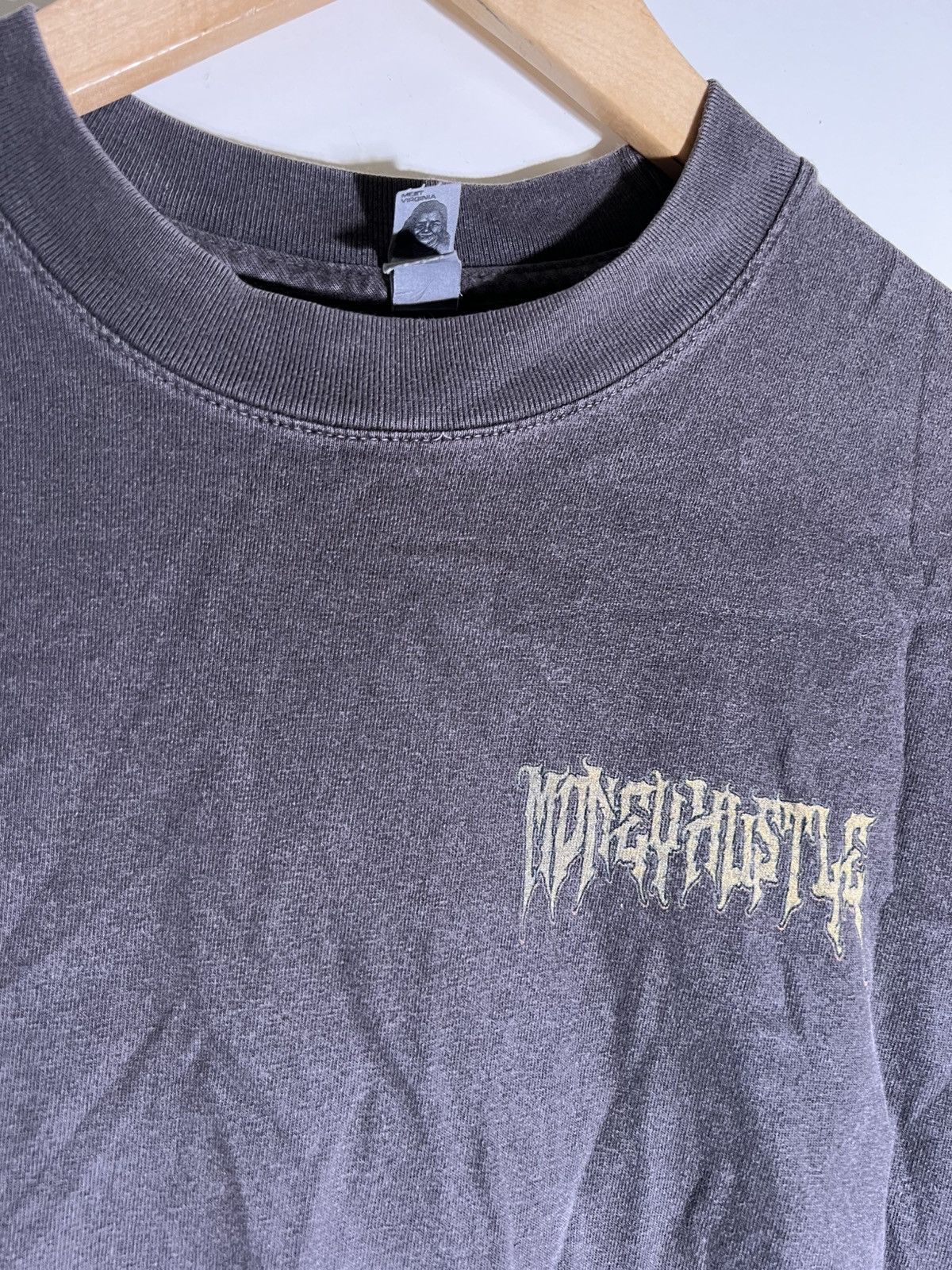 Vintage Money Hustle Grim Reaper Goth Streetwear Retro Indie T Shirt Size US M / EU 48-50 / 2 - 6 Thumbnail
