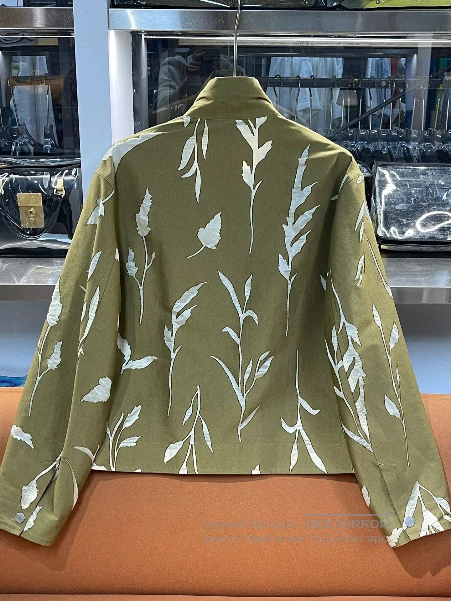 Hermes Hermes Men's Mustard Green Jacket. Size US M / EU 48-50 / 2 - 2 Thumbnail