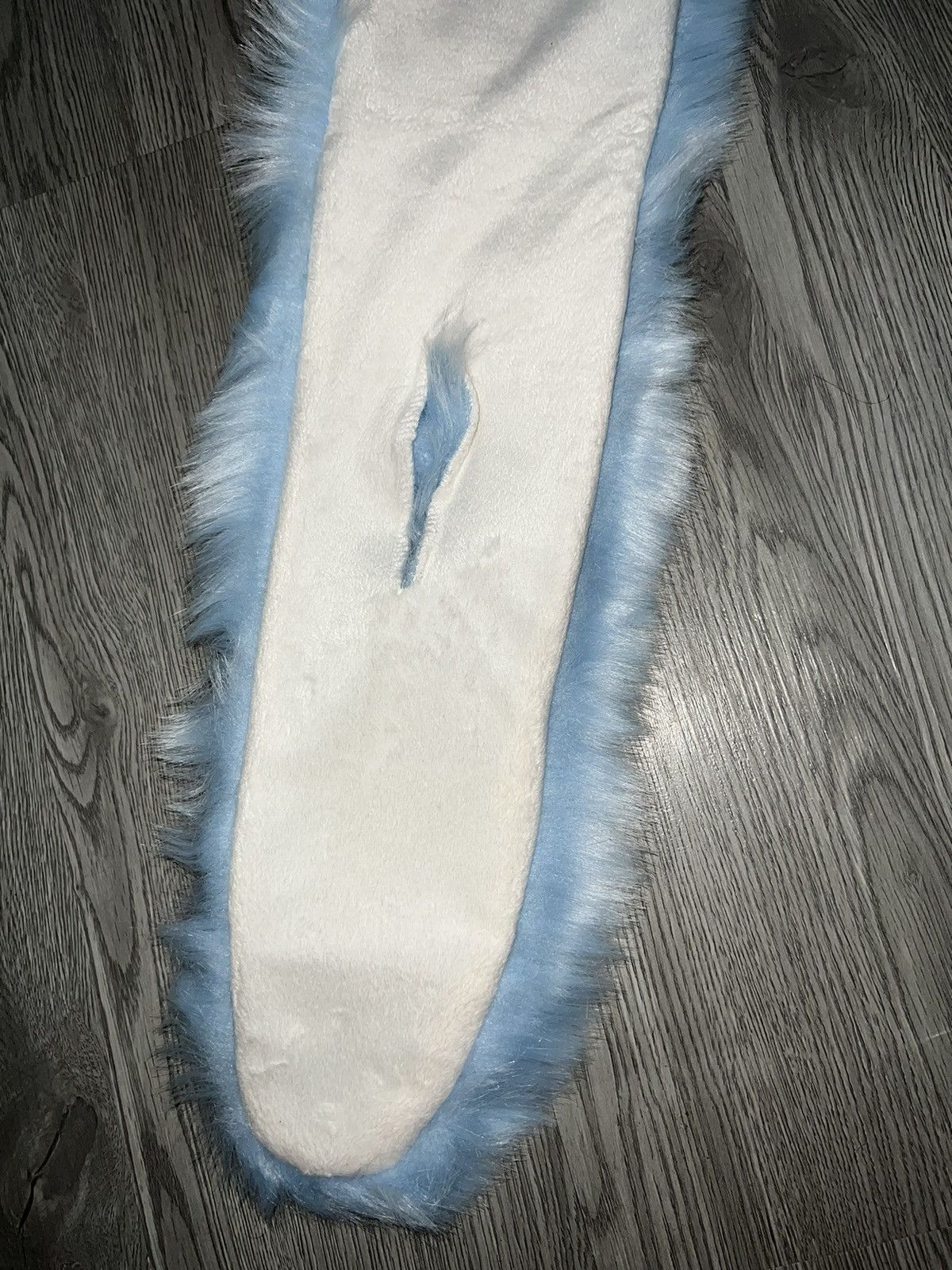 Japanese Brand Blue faux fur winter wrap scarf ❄️💙 Size ONE SIZE - 6 Thumbnail