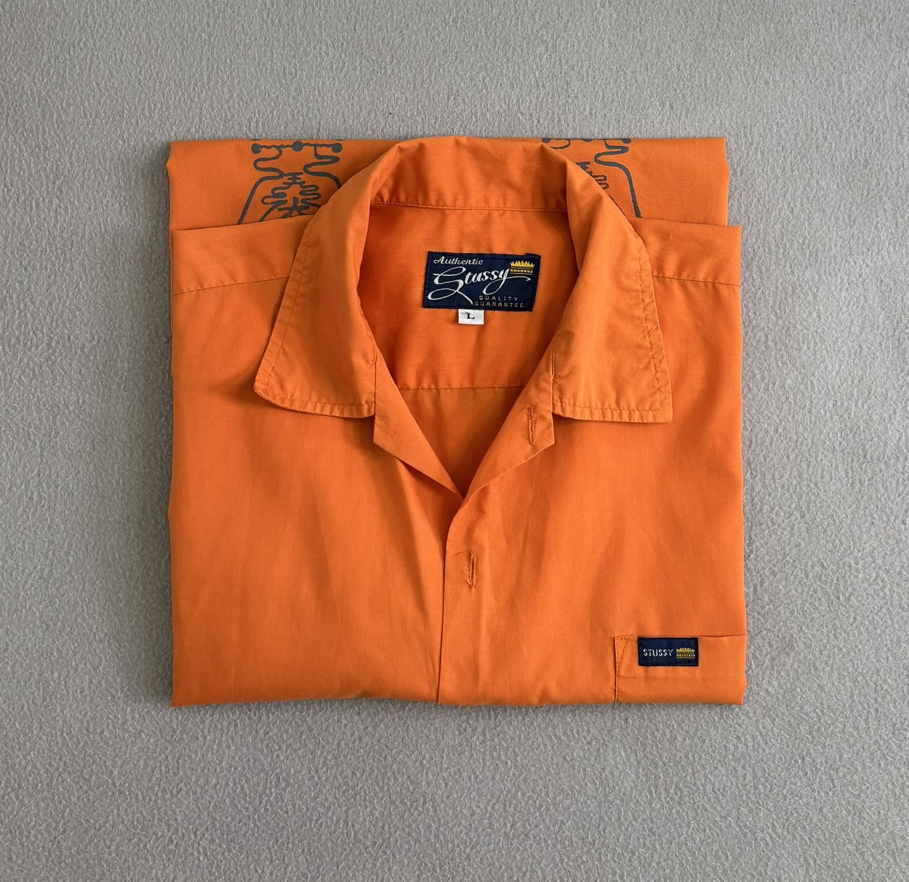 Stussy Stussy 90s shirt orange large Size US L / EU 52-54 / 3 - 18 Thumbnail