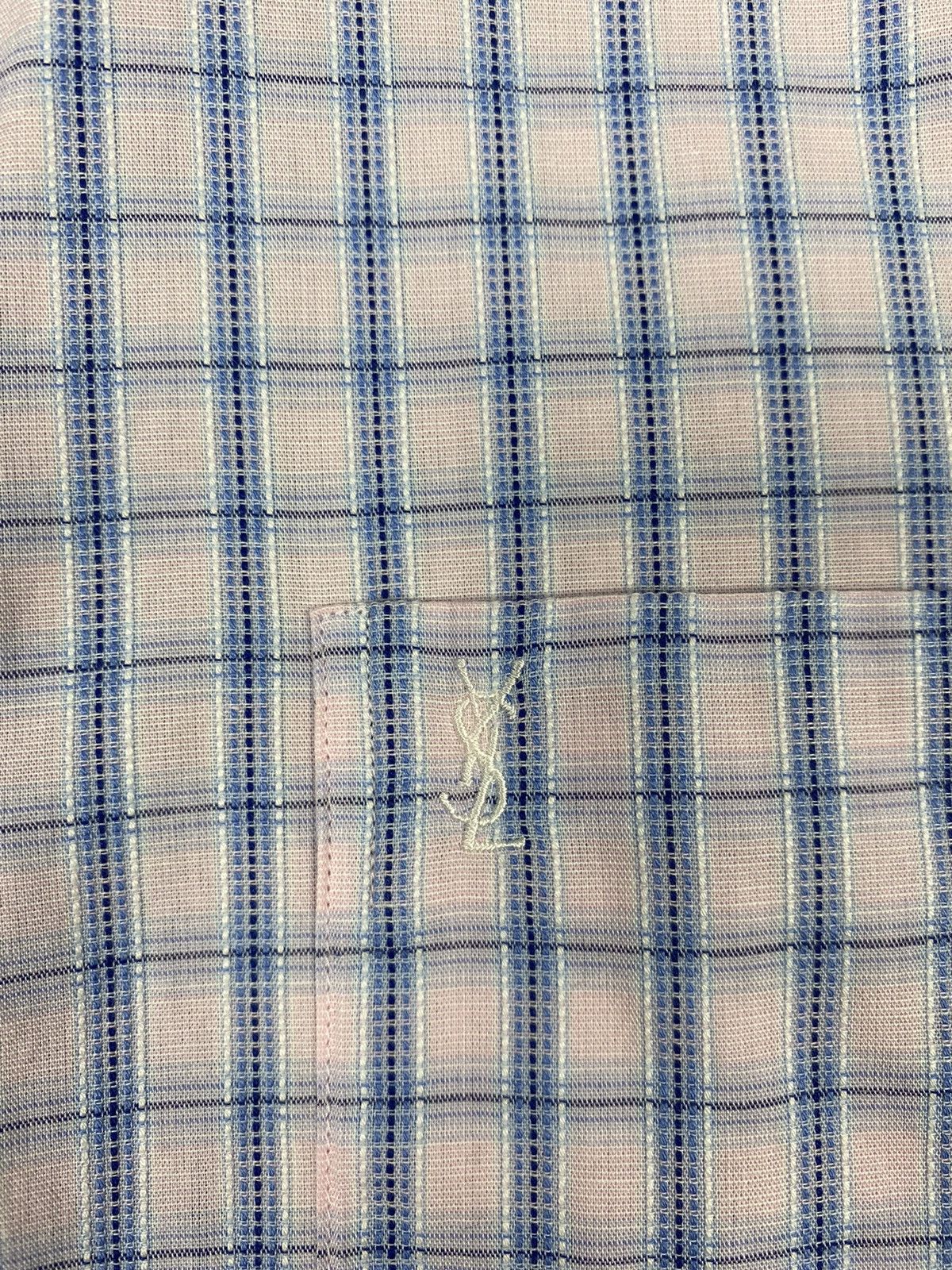 Yves Saint Laurent Vintage YSL Yves Saint Laurent Button Up Short sleeve Shirt Size US M / EU 48-50 / 2 - 7 Thumbnail