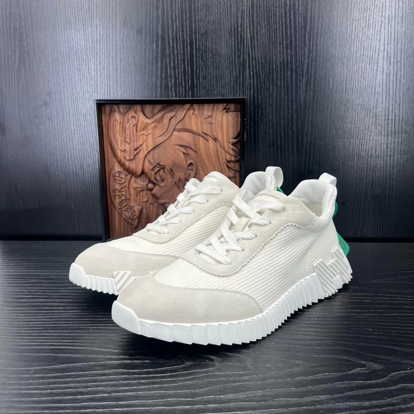 Hermes Hermès Bouncing White Shoes Size 41 Near New Original Box Size US 8 / EU 41 - 1 Thumbnail