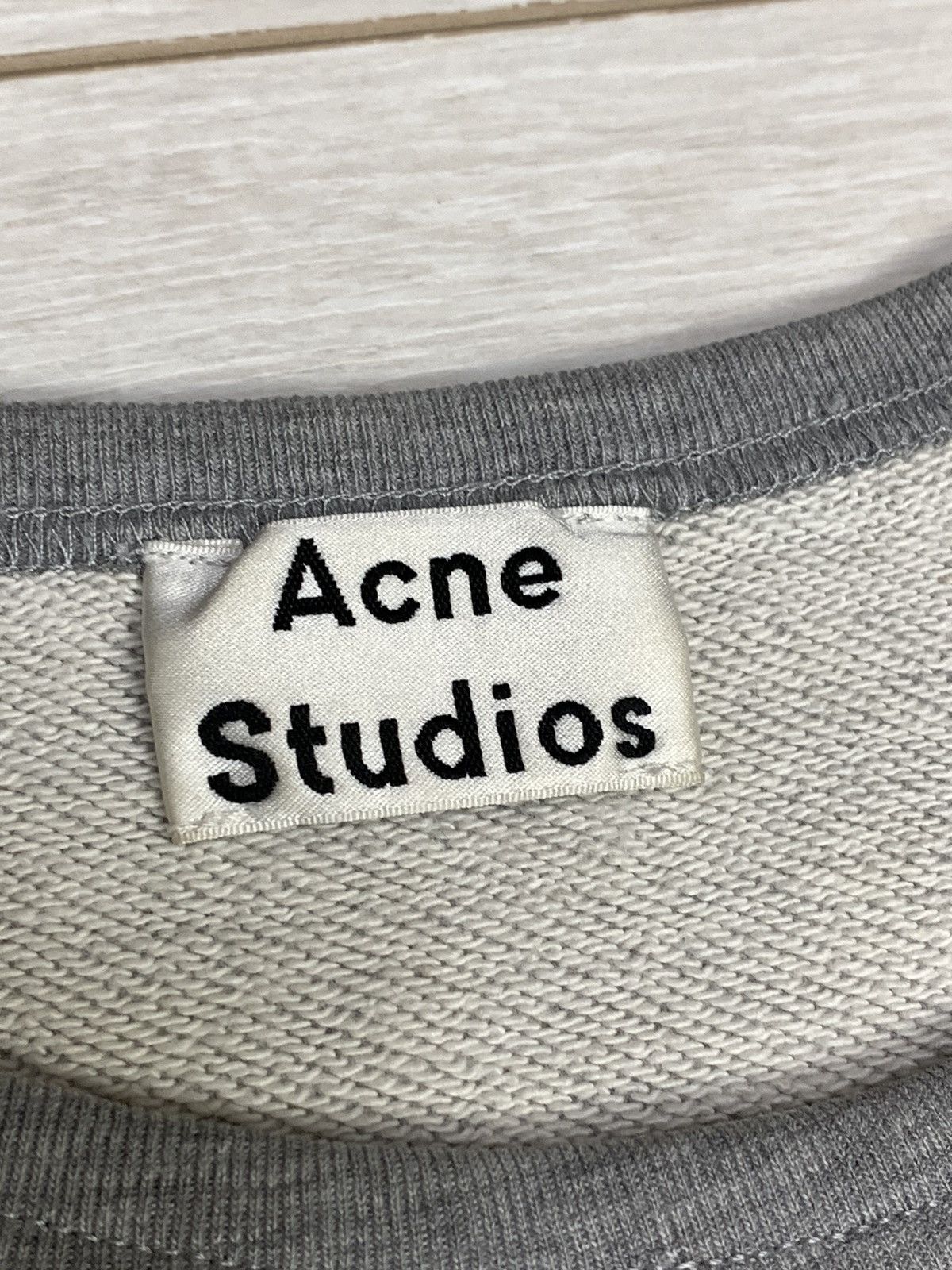 Acne Studios Acne Studios "Our Journey" Grey Raglan Sweatshirt Size US M / EU 48-50 / 2 - 10 Thumbnail