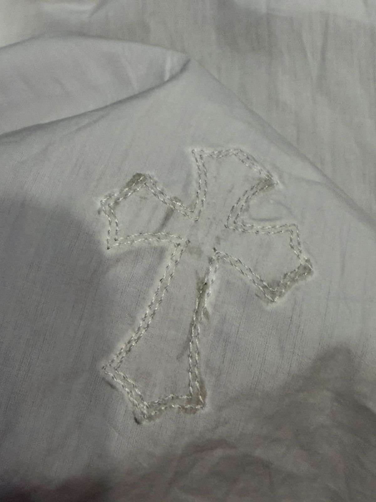 Chrome Hearts CHROME HEARTS 'WHITE PATCH' BUTTON DRESS SHIRT Size US M / EU 48-50 / 2 - 9 Thumbnail