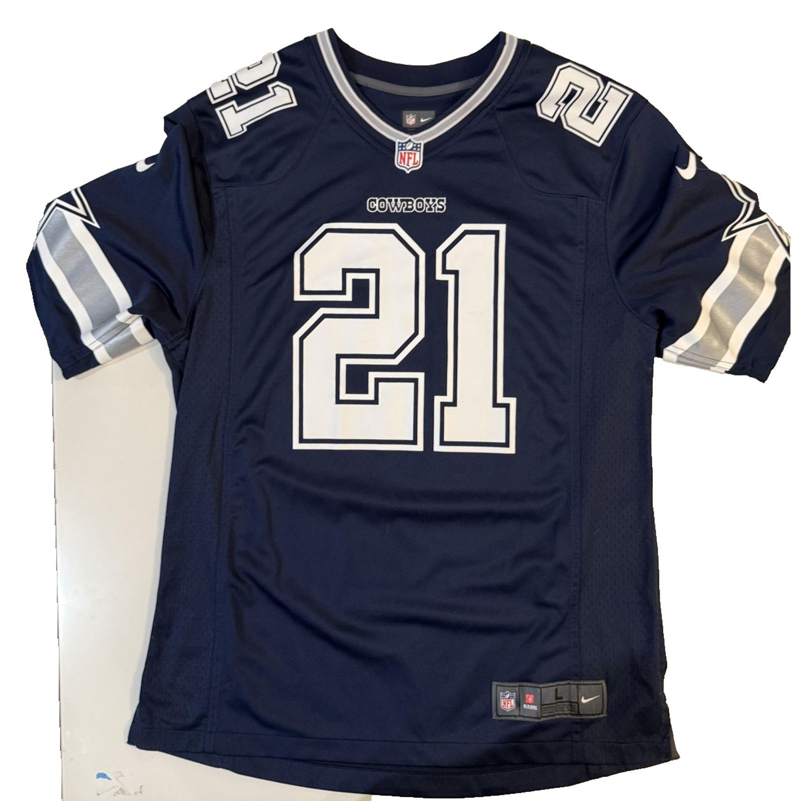 Nike Dallas Cowboys Football Jersey Mens LG NFL Ezekiel Elliott Size US L / EU 52-54 / 3 - 1 Thumbnail