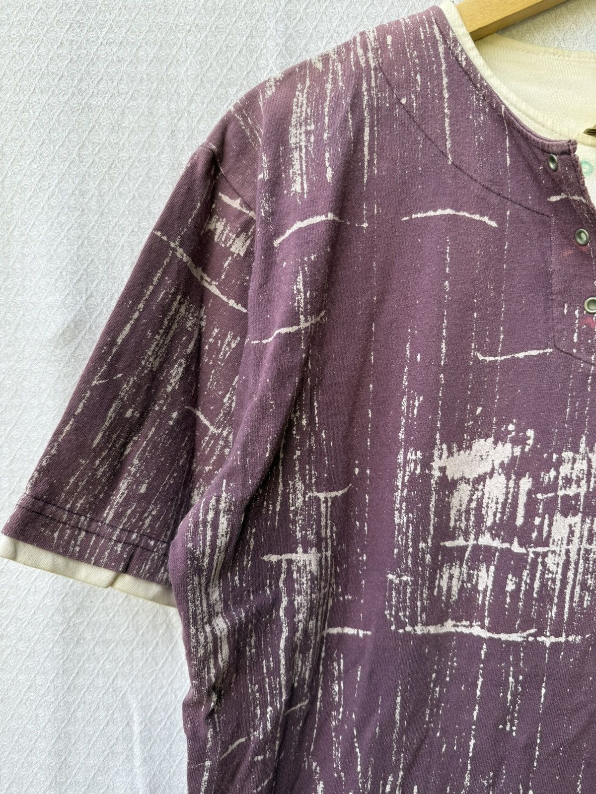 Japanese Brand Double layer japanese poem tee Size US L / EU 52-54 / 3 - 7 Thumbnail