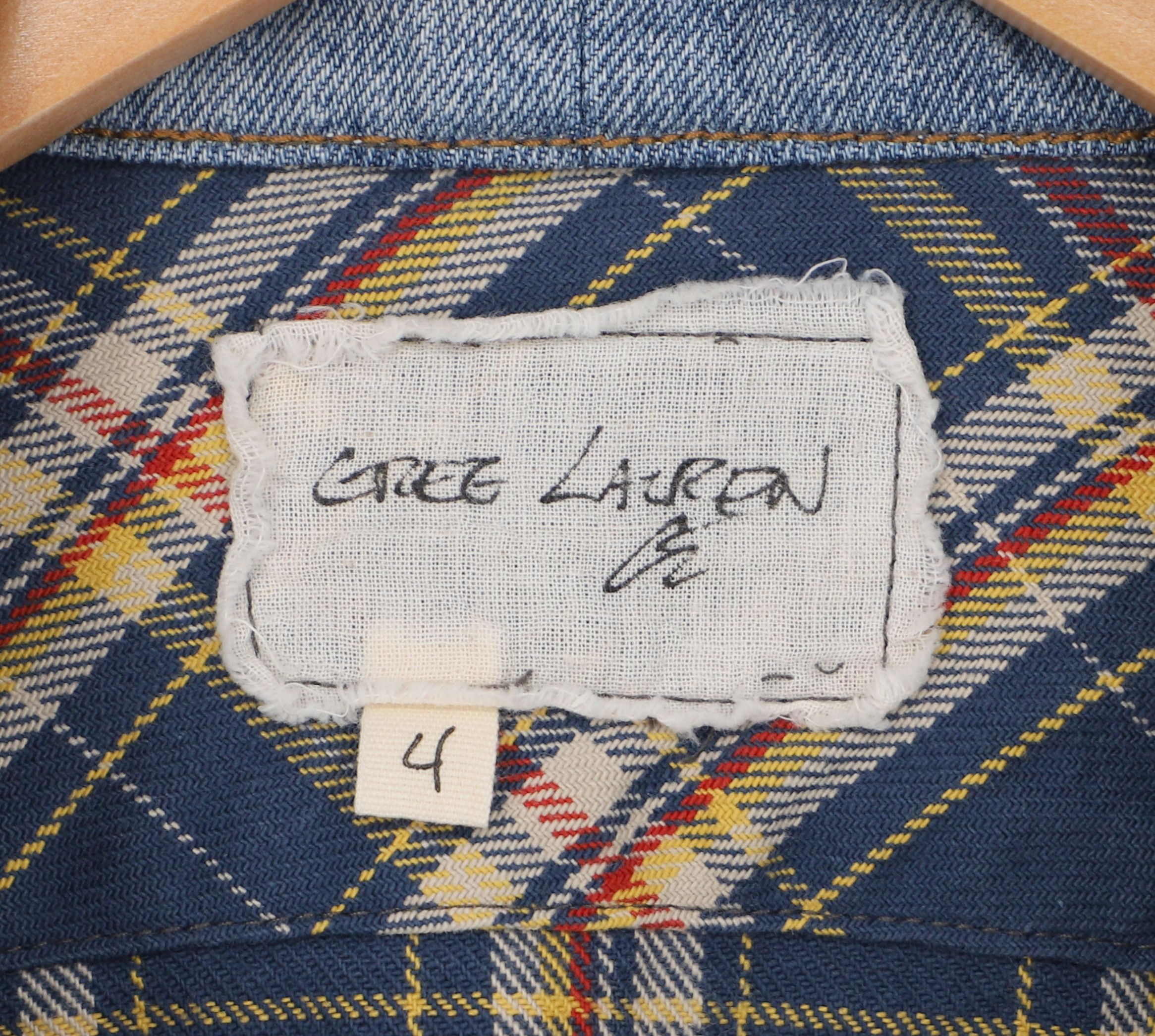 Greg Lauren GREG LAUREN Trucker Front Boxy Button Up Shirt Plaid Size 4 Size US XL / EU 56 / 4 - 7 Thumbnail