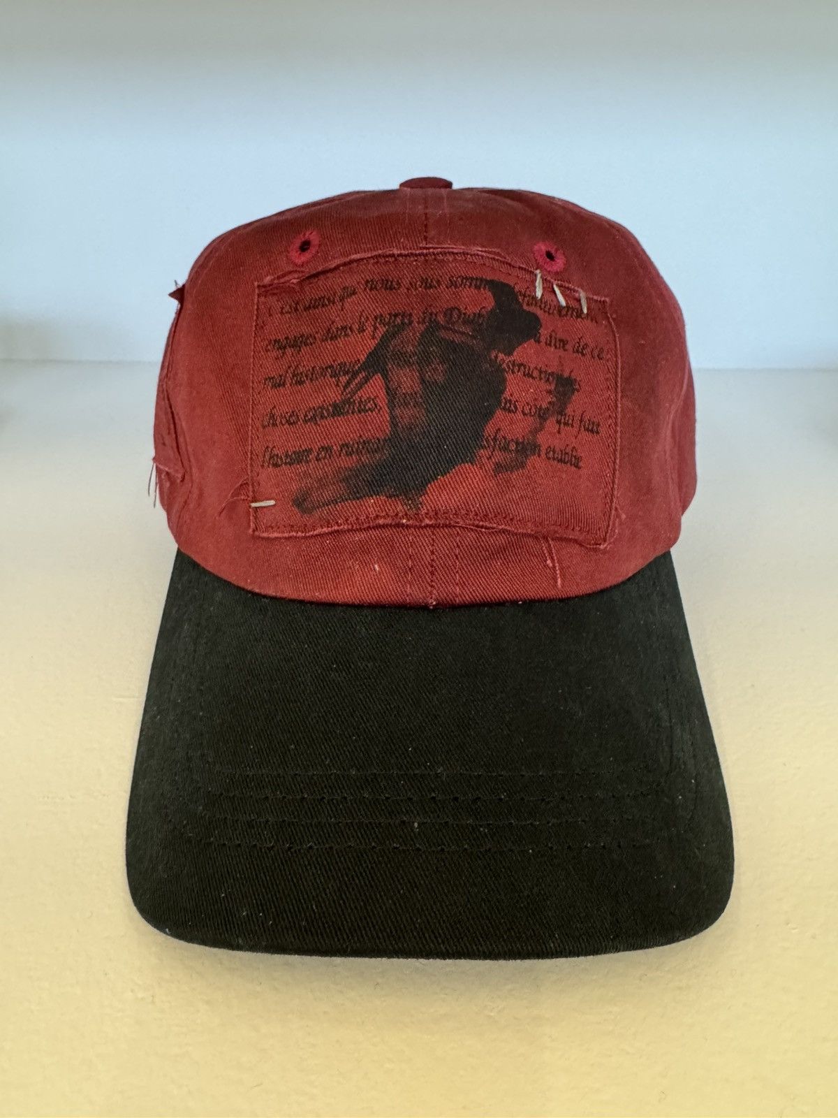 Enfants Riches Deprimes Enfants Riches Deprimes Red & Black Napoleon Hat Size ONE SIZE - 11 Thumbnail