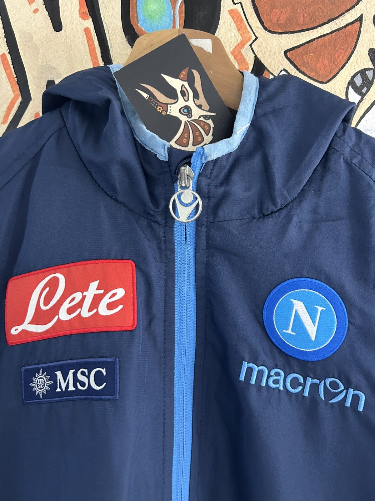 Macron Napoli Track Jacket Size US S / EU 44-46 / 1 - 3 Thumbnail