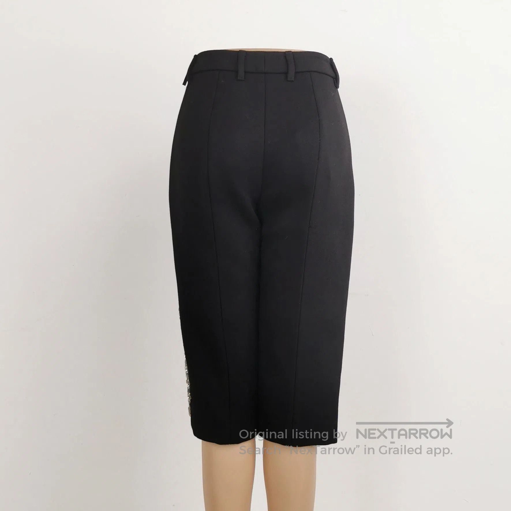 Prada Prada Black Wool Trousers Size 36 . Size 35" - 2 Thumbnail