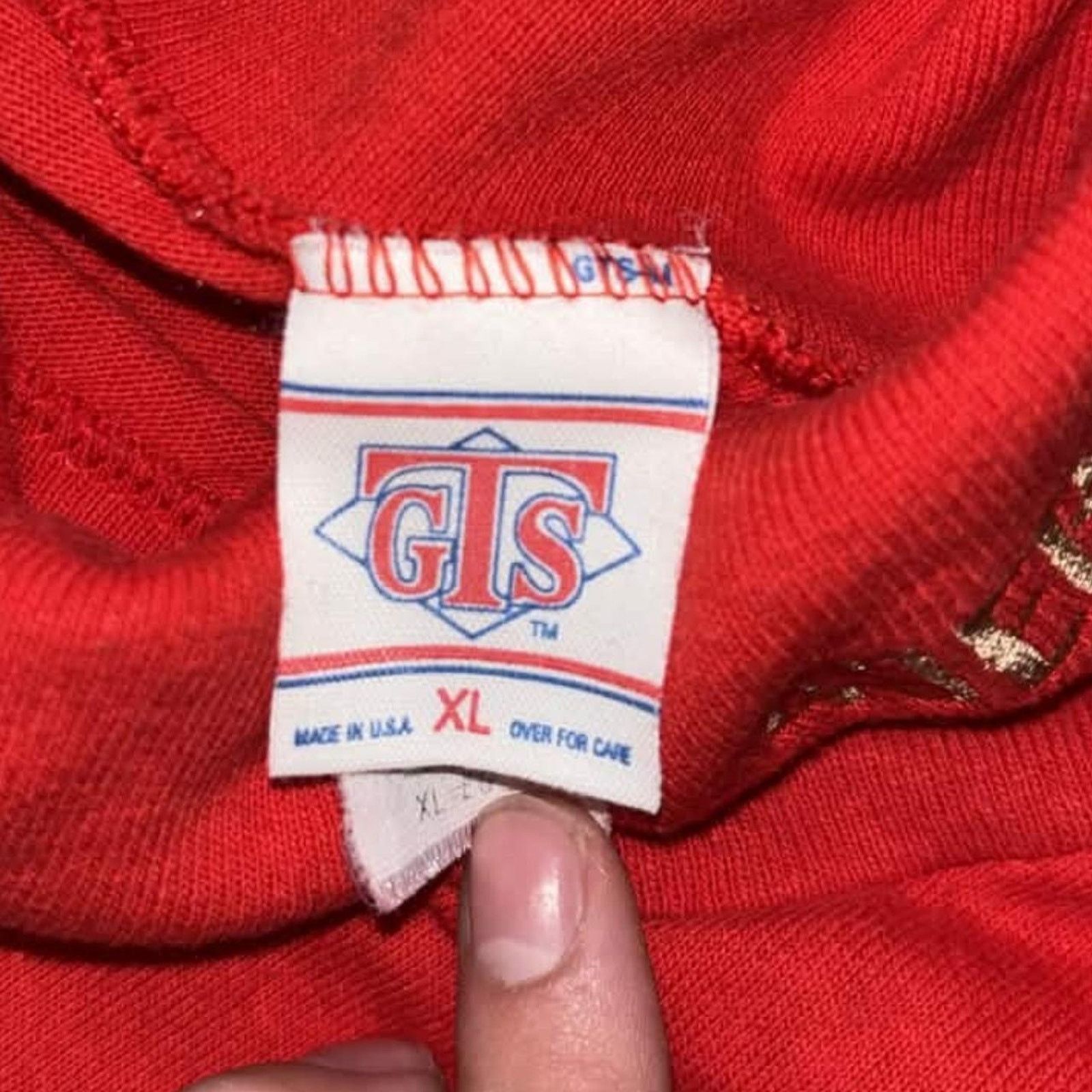 NFL Vintage 80s San Francisco 49ers Turtleneck Sports Shirt Size US L / EU 52-54 / 3 - 2 Thumbnail