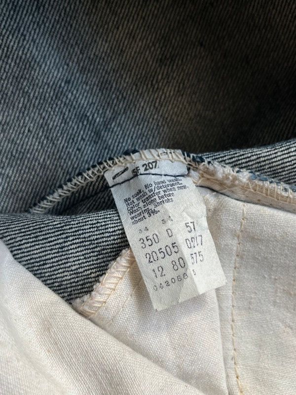 Levi's Levi’s 20505 0217 Jeans Sz W34 L34 Raw Deadstock 1980 Size US 34 / EU 50 - 4 Thumbnail