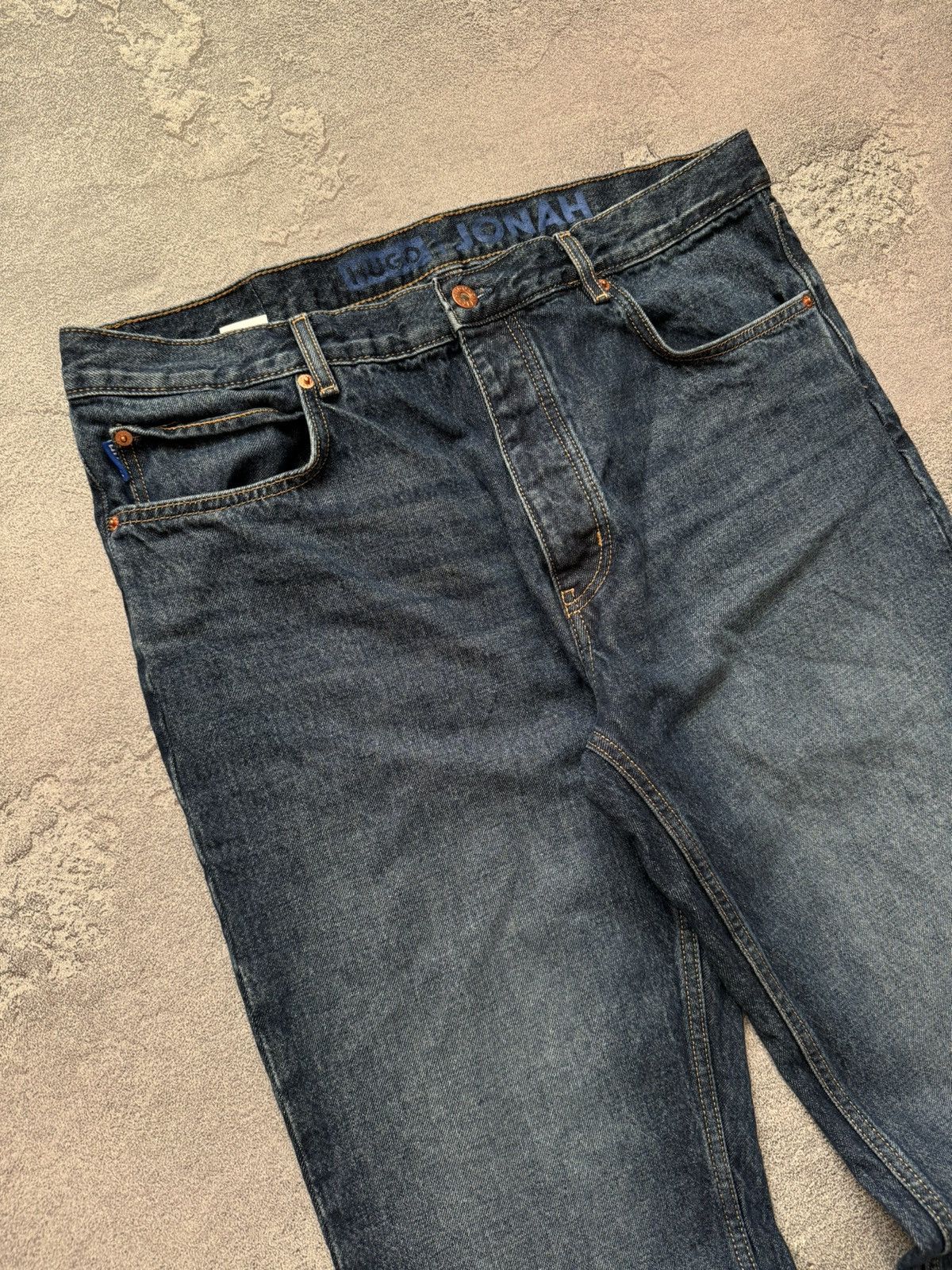 Denime × Hugo Boss Hugo boss 36/32 JOHAN denim blue pant trouser Jean chino Size US 36 / EU 52 - 7 Thumbnail