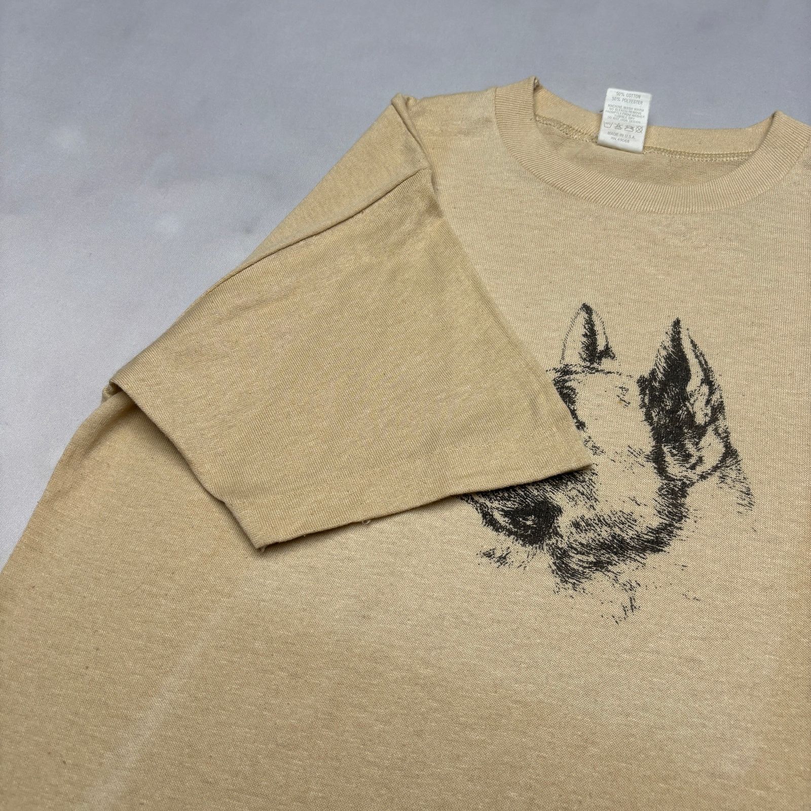 Vintage Vintage 80s German Shepherd Dog Tee Shirt Men's Medium Size US M / EU 48-50 / 2 - 6 Thumbnail