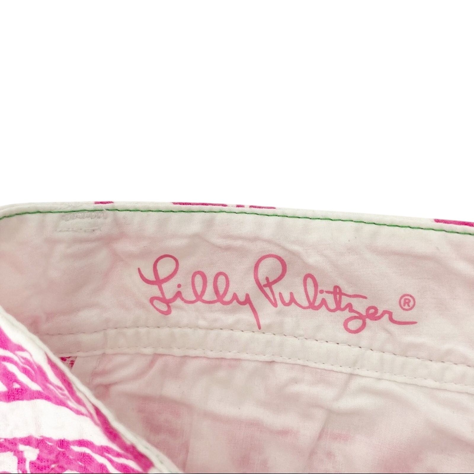 Lilly Pulitzer Lilly Pulitzer Pink The Callahan Flat Front Shorts Sz 00 Size 24" / US 00 / IT 34 - 4 Thumbnail