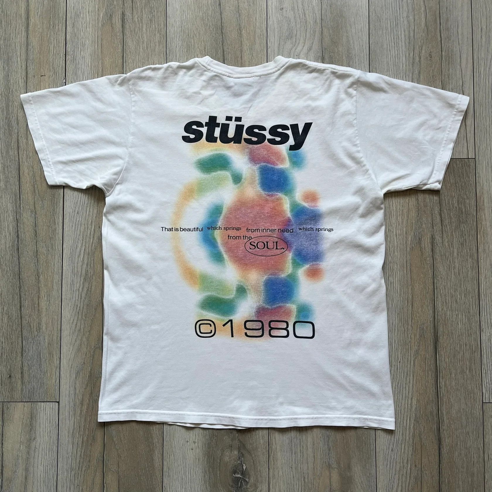 Stussy Stussy Soul 1980 White Tee Size US M / EU 48-50 / 2 - 1 Thumbnail