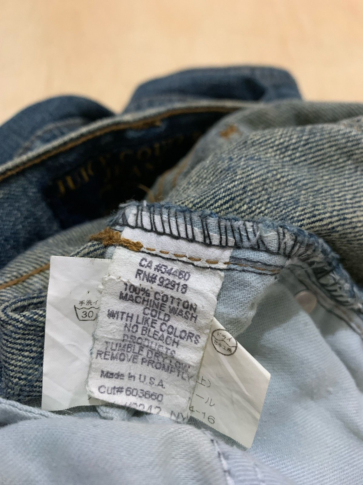 Hysteric Glamour × Japanese Brand Juicy Couture Jeans Made in USA Size US 30 / EU 46 - 9 Thumbnail