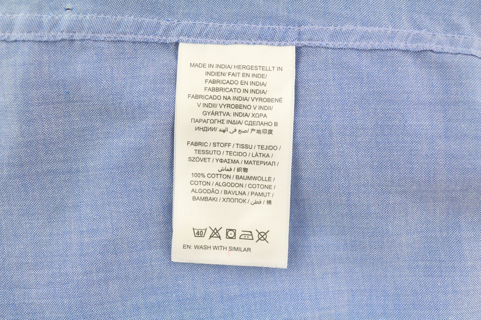 Gant AIR OXFORD EU34 Blue Button-Down Collar Shirt 85120 Size XS / US 0-2 / IT 36-38 - 8 Thumbnail