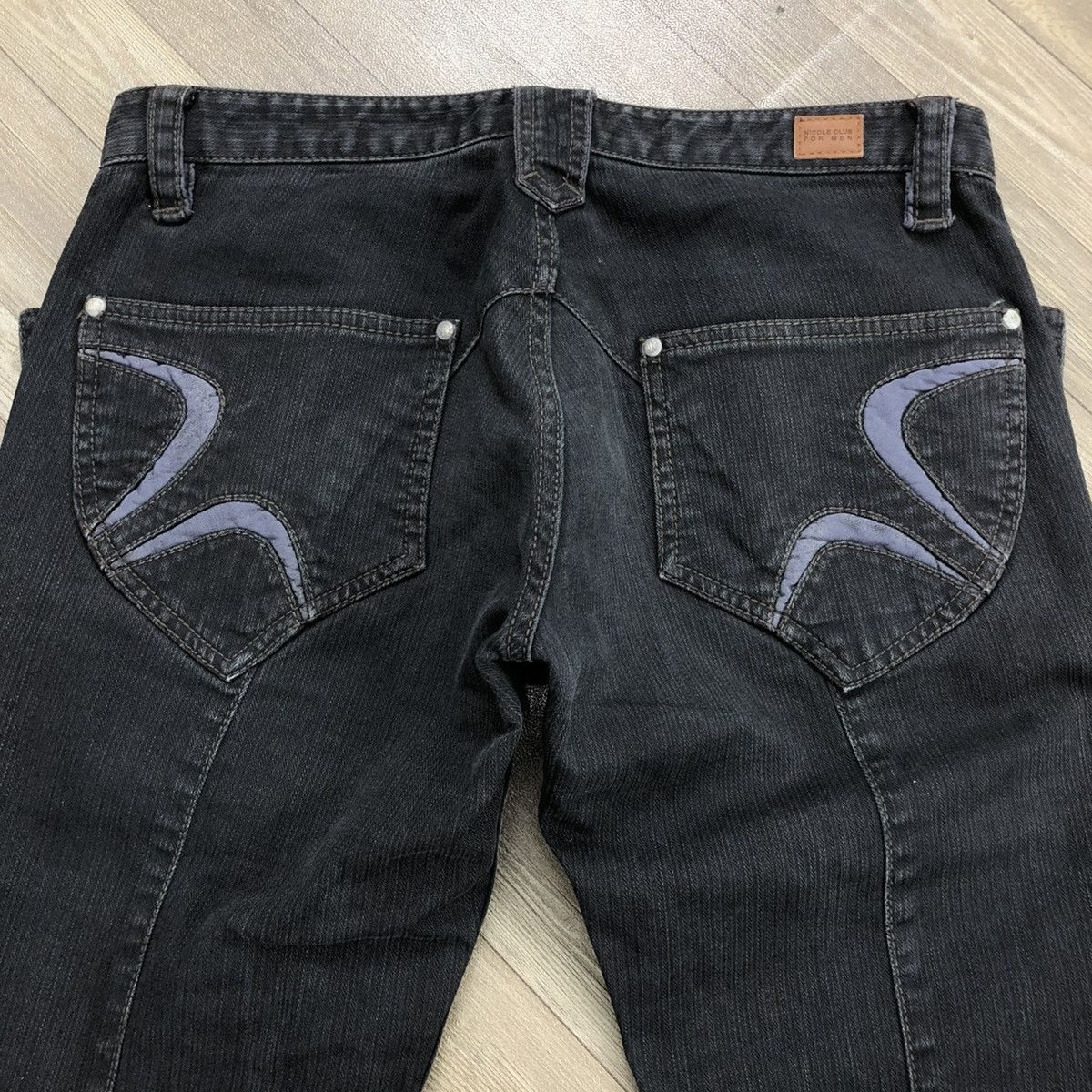 Hysteric Glamour × If Six Was Nine × Nicole Club 🇯🇵 2000s Nicole Club For Men Lgb Harajuku Style Flared Jeans Size US 31 - 21 Thumbnail