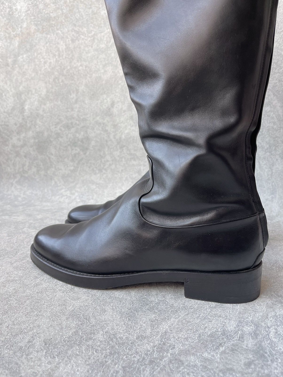 Gucci Gucci Smooth Leather Betis Glamour Riding Boots Size 39 Size US 9 / IT 39 - 4 Thumbnail