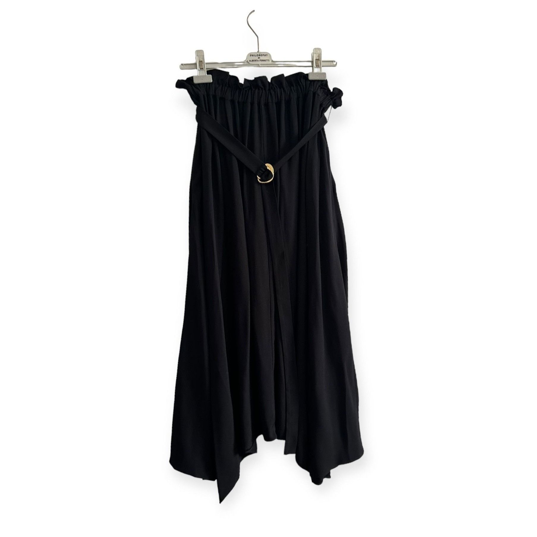 Ulla Johnson ULLA JOHNSON Zeta Midi Skirt, Noir-black, Size 8, NWt Size 30" / US 8 / IT 44 - 1 Thumbnail