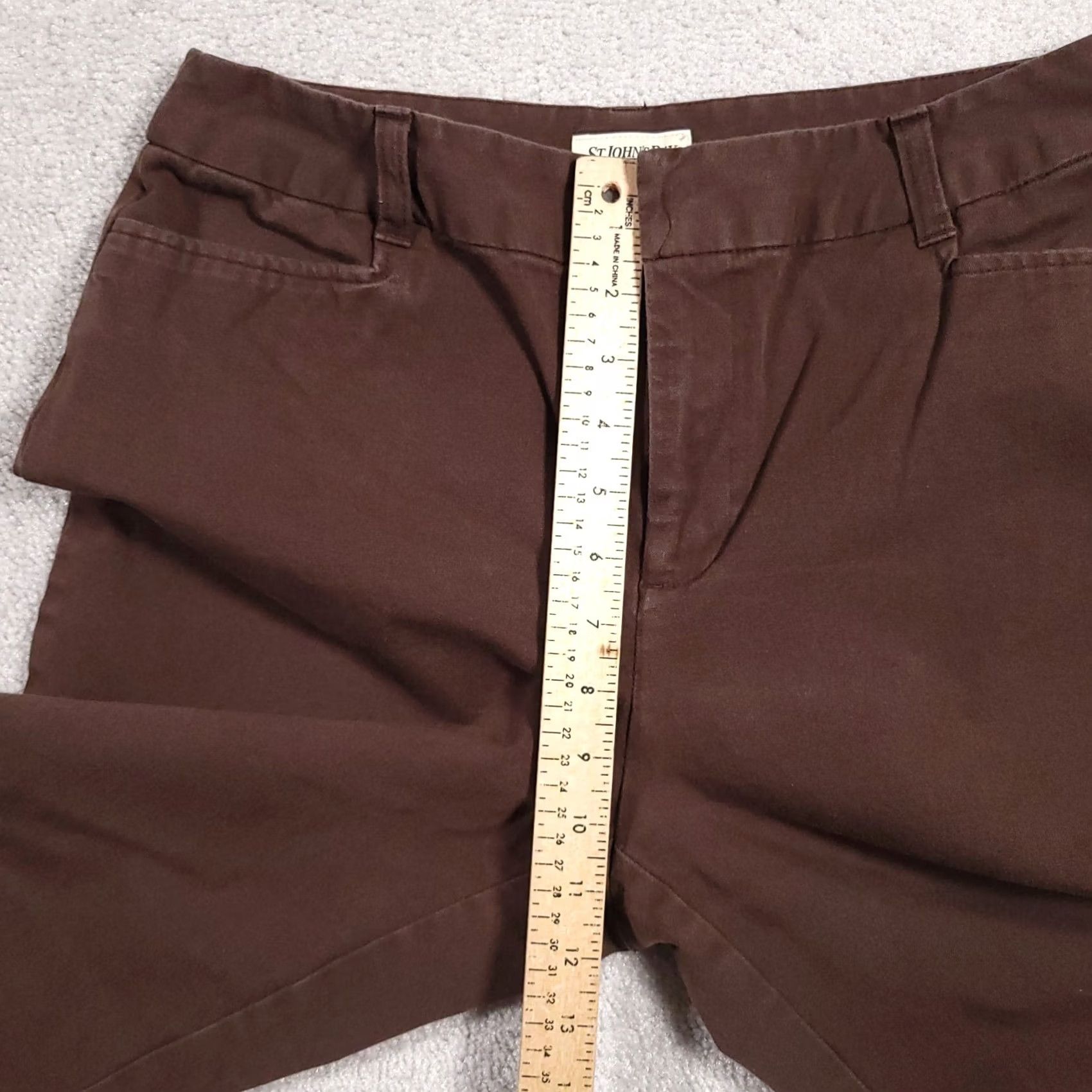 Vintage St. John's Bay Pants Women's 12 Brown Bootcut Pockets Stretch Regular Bootcut Pants Brown Women 12 St. John's Bay Mens Womens Girls Size 34" / US 12 / IT 48 - 7 Thumbnail
