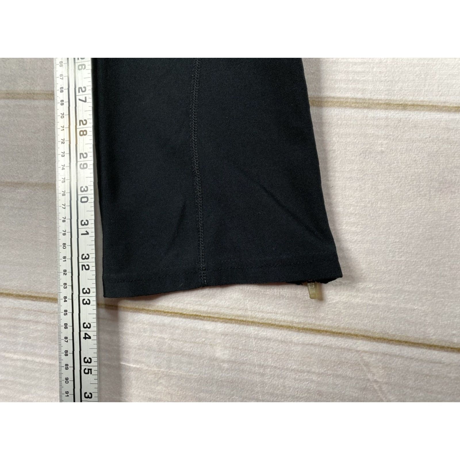 Nike Nike Dri-FIT Leggings Womens M Black Reflective Running Yoga Gym Pants Size 32" / US 10 / IT 46 - 4 Thumbnail